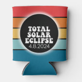 Rafraîchisseur Pour Canette Total Solar Eclipse - 2024 rétro design (Devant)