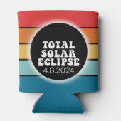 Rafraîchisseur Pour Canette Total Solar Eclipse - 2024 rétro design (Dos)