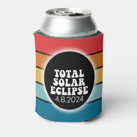 Rafraîchisseur Pour Canette Total Solar Eclipse - 2024 rétro design (Can Dos)