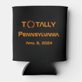 Rafraîchisseur Pour Canette Totalement Pennsylvanie 2024 Solar Eclipse (Devant)