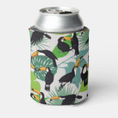 Rafraîchisseur Pour Canette Toucan Bird : Palm Feuille Motif (Can Dos)