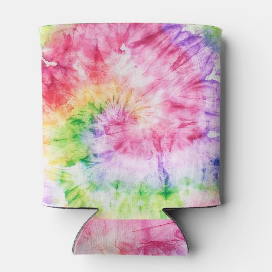 Rafraîchisseur Pour Canette Tourbillons d'été : Pastel Cravate-Motif (Dos)