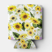 Rafraîchisseur Pour Canette Tournesol à l'aquarelle 7 (Dos)