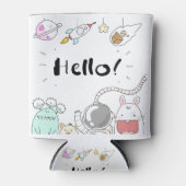 Rafraîchisseur Pour Canette Toys Astronaut Rocket Planet Galaxy Alien Monster. (Devant)