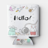 Rafraîchisseur Pour Canette Toys Astronaut Rocket Planet Galaxy Alien Monster. (Dos)