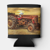 Rafraîchisseur Pour Canette Traceur de la ferme rouge (Dos)