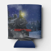 Rafraîchisseur Pour Canette Train de Noël dans la neige (Dos)