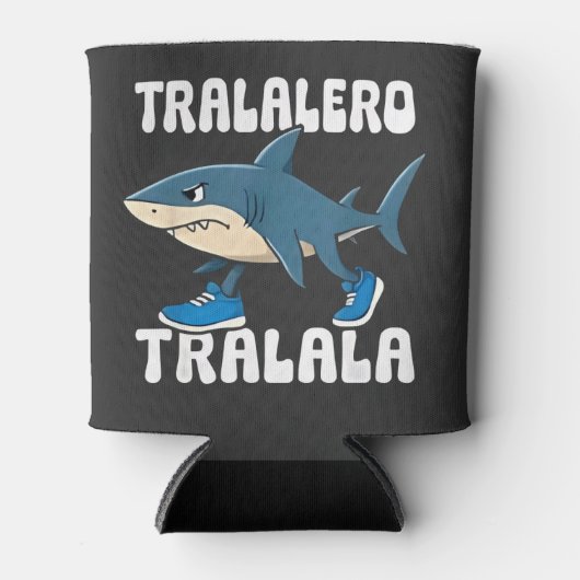 Rafraîchisseur Pour Canette Tralalero Tralala Funny Shark Meme (Devant)