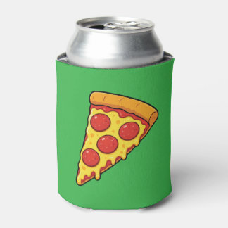 Rafraîchisseur Pour Canette Tranche de pizza au pepperoni fromage