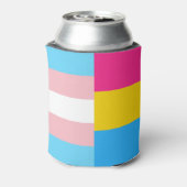 Rafraîchisseur Pour Canette Transgender Pansexual Dual Pride Flag (Can Dos)