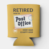 Rafraîchisseur Pour Canette Travailleur de la poste retraité Mailman Funny (Dos)