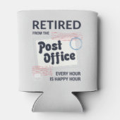 Rafraîchisseur Pour Canette Travailleur de poste retraité Mailman Coworker Ret (Dos)