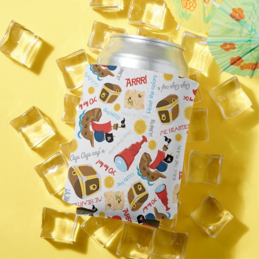 Rafraîchisseur Pour Canette Treasure Island Party Pirate Can Cooler (Été in situ)