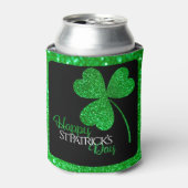 Rafraîchisseur Pour Canette Trèfle scintillant vert Joyeuse St Patrick (Can devant)