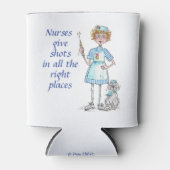 Rafraîchisseur Pour Canette Trendy Funny Statement Nurses Give Shots (Devant)