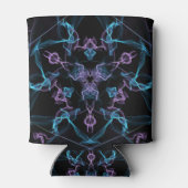 Rafraîchisseur Pour Canette Triangle bleu et violet Mandala (Dos)
