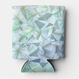 Rafraîchisseur Pour Canette Triangle cristal 3D, rendu illustratif.
