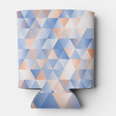 Rafraîchisseur Pour Canette Triangles bleus doux (Dos)