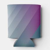 Rafraîchisseur Pour Canette triangles gris magenta turquoise (Dos)