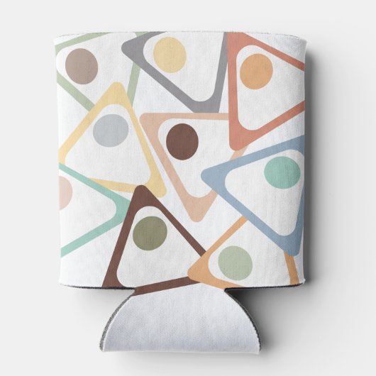 Rafraîchisseur Pour Canette Triangles Pastel (Dos)