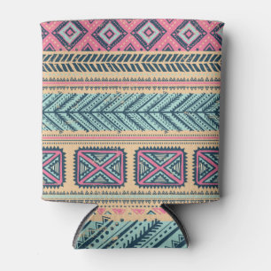 Rafraîchisseur Pour Canette Tribal Vintage Ethnic Motif sans peau