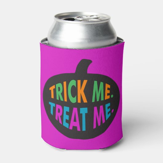 Rafraîchisseur Pour Canette Trick Me Traite, Halloween Multi-Couleur (Can devant)
