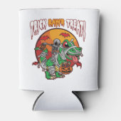 Rafraîchisseur Pour Canette Trick Rawr Treat Éffrayant Halloween Dinosaur (Devant)