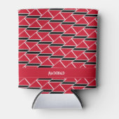 Rafraîchisseur Pour Canette TRINIDAD TOBAGO DRAPEAU Carnaval Personnalisé Spor (Devant)