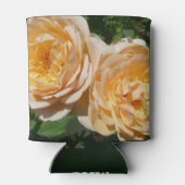 Rafraîchisseur Pour Canette Trio de Pêche Rose Floral (Dos)