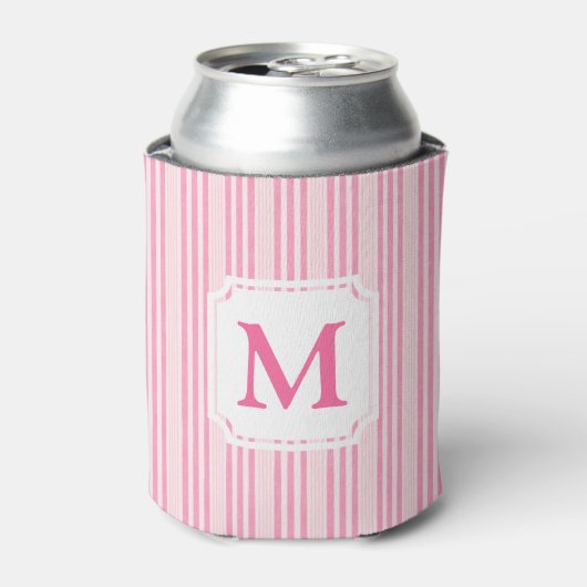 Rafraîchisseur Pour Canette Tripple rose | Monogramme Cabana (Can devant)