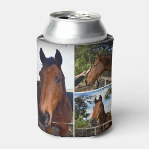 Rafraîchisseur Pour Canette Trois chevaux Brown,