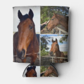 Rafraîchisseur Pour Canette Trois chevaux Brown, (Devant)