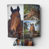 Rafraîchisseur Pour Canette Trois chevaux Brown, (Dos)