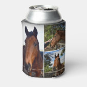 Rafraîchisseur Pour Canette Trois chevaux Brown, (Can Dos)