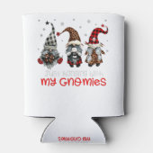 Rafraîchisseur Pour Canette Trois Gnomes En Noël Rouge Juste Accroché Avec Mon (Dos)