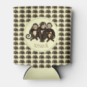 Rafraîchisseur Pour Canette Trois singes sages (Devant)