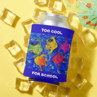 Rafraîchisseur Pour Canette Trop Cool pour l'école Can Koozie
