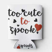 Rafraîchisseur Pour Canette trop mignon pour effrayer halloween (Dos)