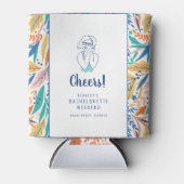 Rafraîchisseur Pour Canette Tropical Beach Bachelorette Week-end Getaway (Devant)