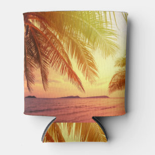 Rafraîchisseur Pour Canette Tropical Beach Paradise : Paysage serein.