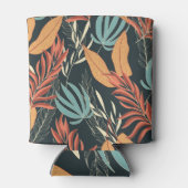 Rafraîchisseur Pour Canette Tropical Exotic Plante Dark Motif (Dos)