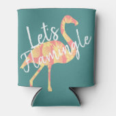 Rafraîchisseur Pour Canette Tropical Flamingle Flamant rose & ananas (Devant)