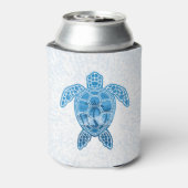 Rafraîchisseur Pour Canette Tropical Island Sea Turtle Design en bleu (Can Dos)