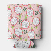 Rafraîchisseur Pour Canette Tropical Pitaya Fruit Feuilles sans joint (Dos)