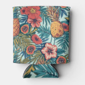 Rafraîchisseur Pour Canette Tropical Trio | Pineapple, Papaya & Passionfruit  (Devant)