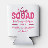 Rafraîchisseur Pour Canette Trouble Quand Ensemble Bachelorette Bride Squad (Dos)