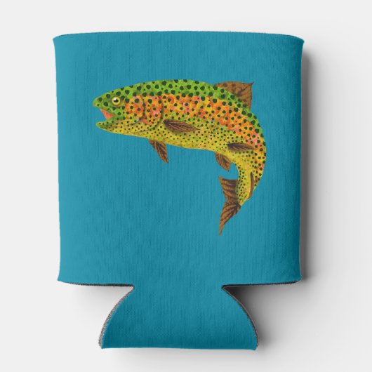 Rafraîchisseur Pour Canette Truite arc-en-ciel feuille Aspen 1 (Dos)