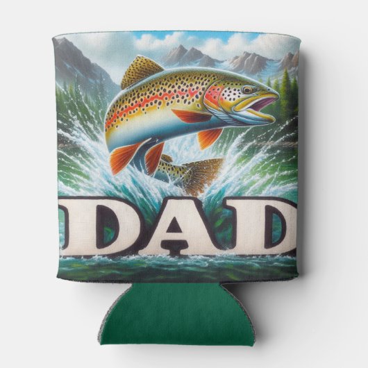 Rafraîchisseur Pour Canette Truite papa (Dos)