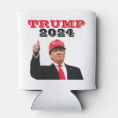 Rafraîchisseur Pour Canette Trump 2024 lève les pouces (Dos)