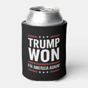 Rafraîchisseur Pour Canette Trump a gagné MAGA Trump vainqueur 2024 Réparer l'